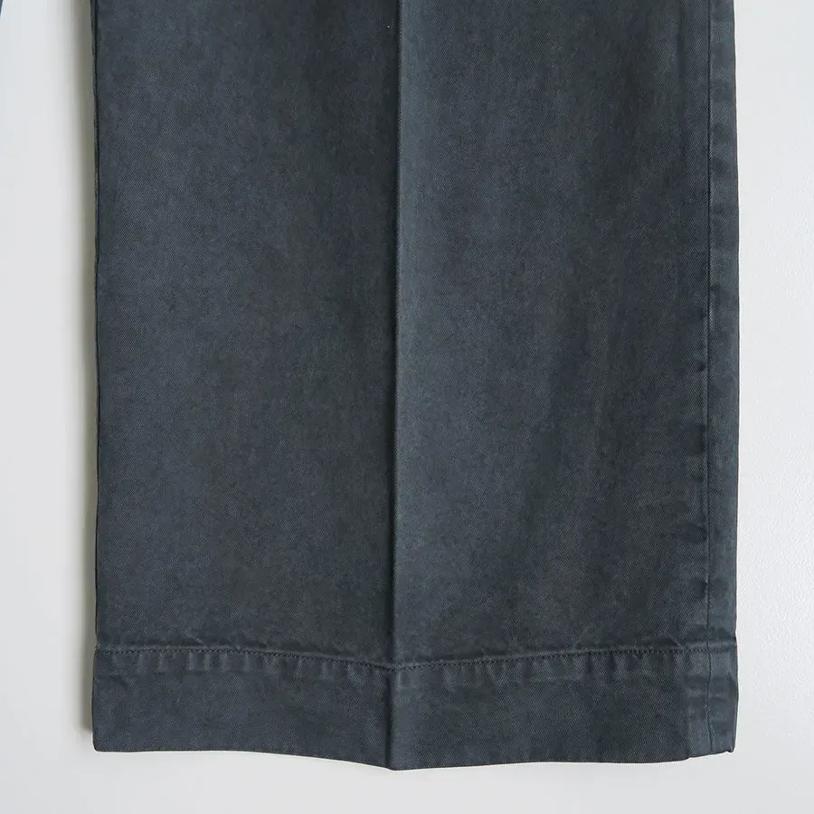 Garment-Dyed Finx Light Chino One-Tuck Wide Pants