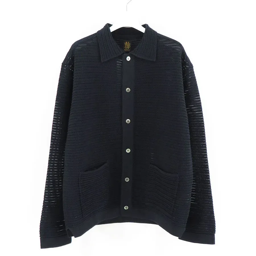 Summer Knit Polo Cardigan