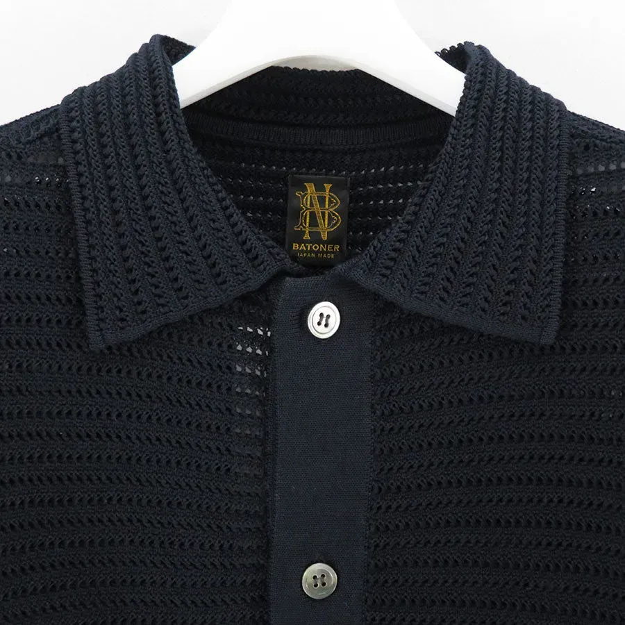 Summer Knit Polo Cardigan