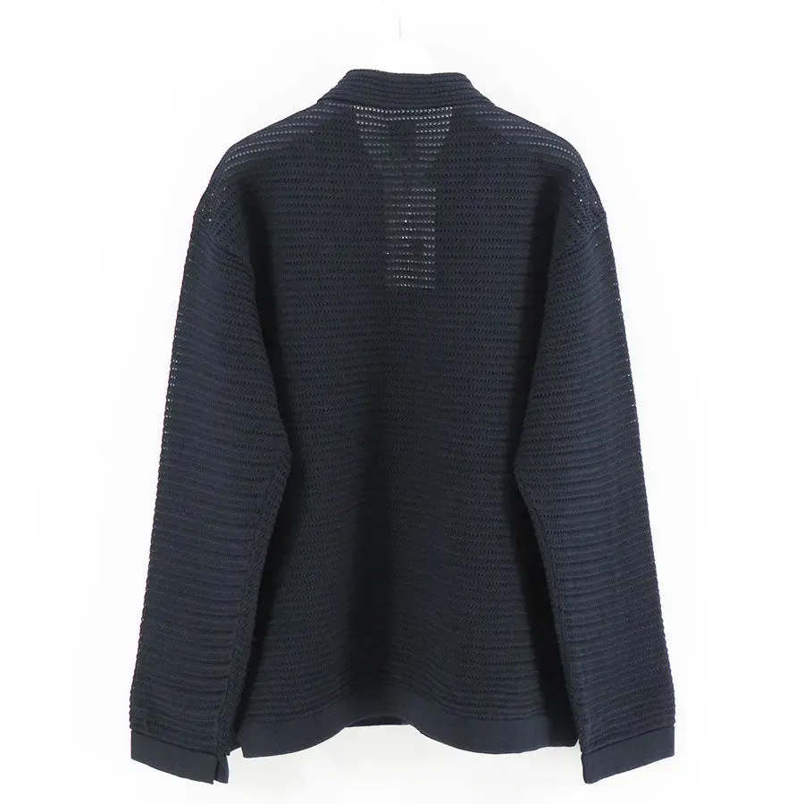 Summer Knit Polo Cardigan