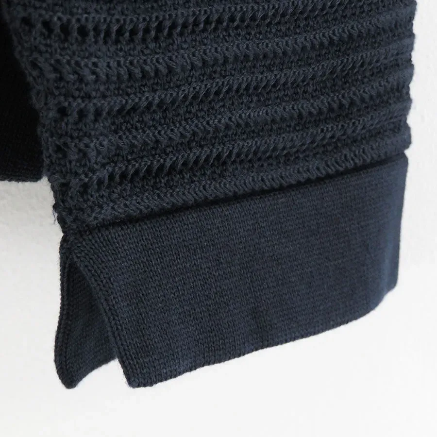 Summer Knit Polo Cardigan
