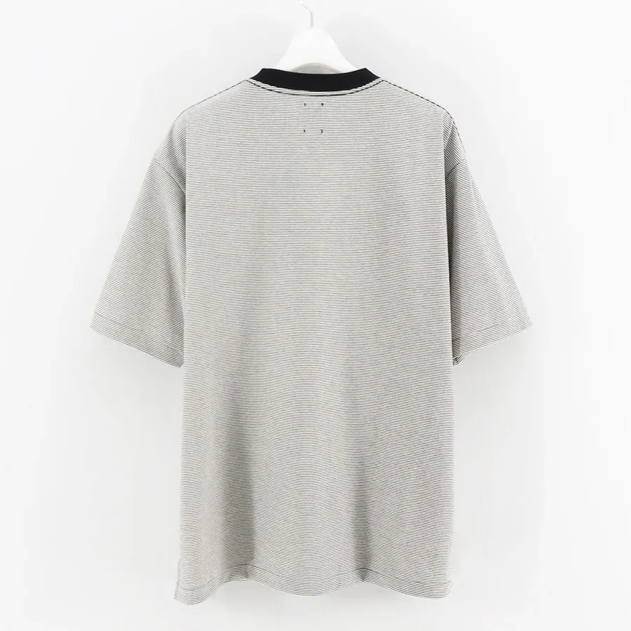 High Twist Cotton Border T-Shirt