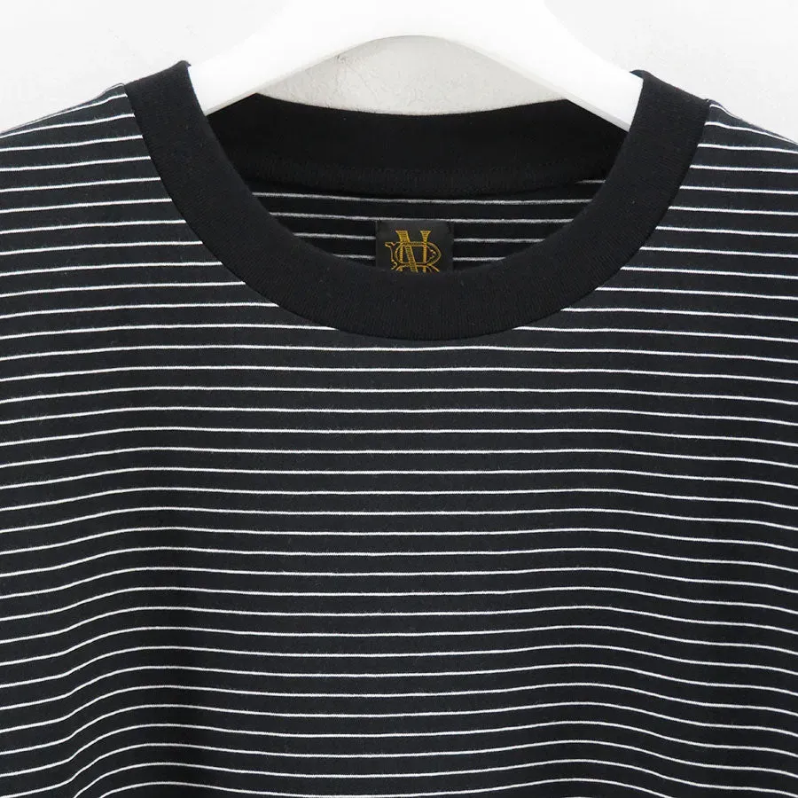 High Twist Cotton Border T-Shirt