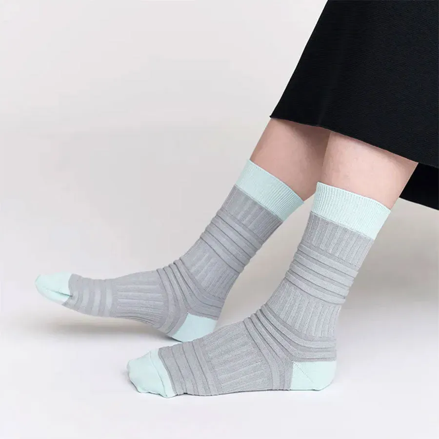 Garter Rib Socks