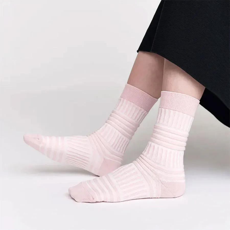 Garter Rib Socks