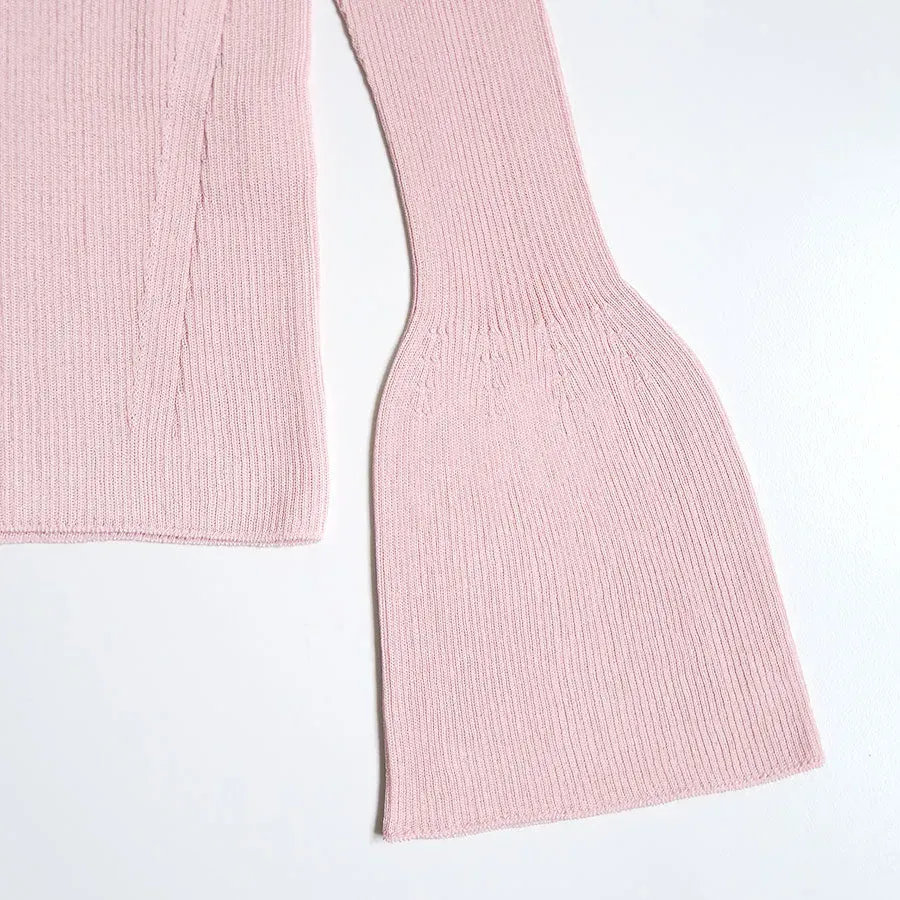 Soft Portrait Long Bell Sleeve Top
