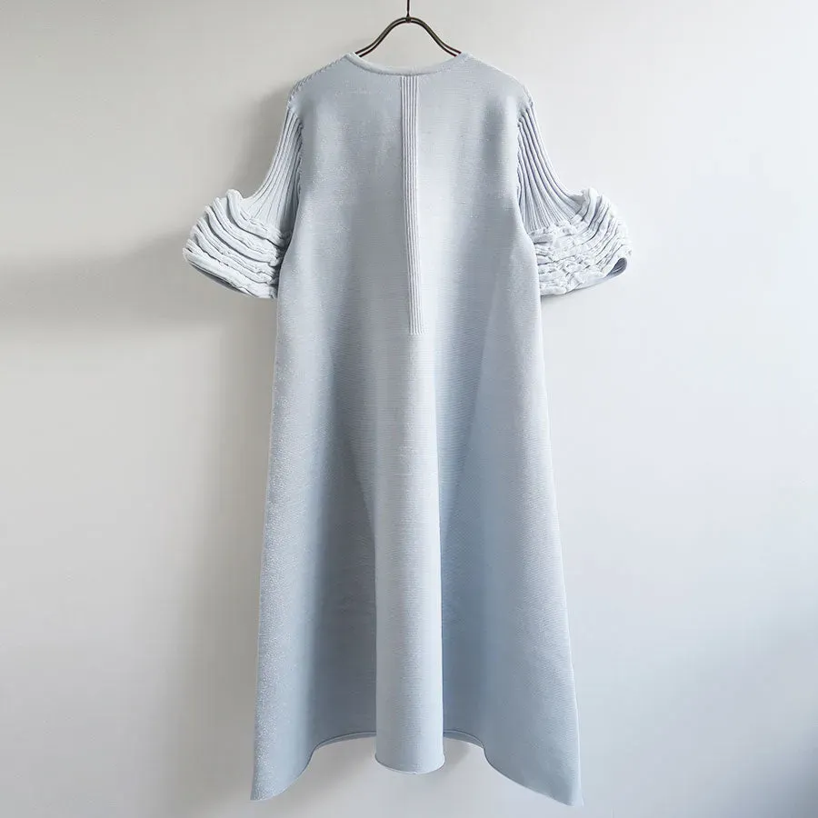 Pottery Swell Glitter Short Bell Sleeve Flare Dress