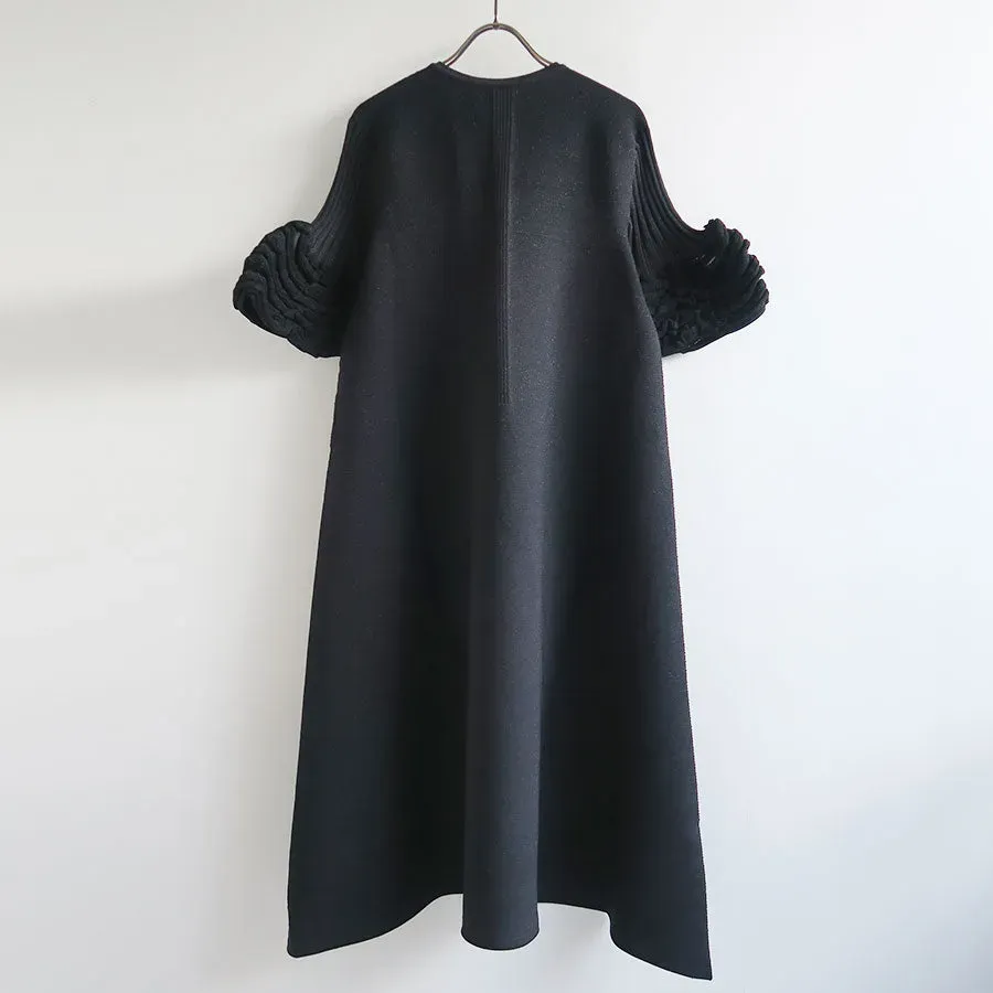 Pottery Swell Glitter Short Bell Sleeve Flare Dress