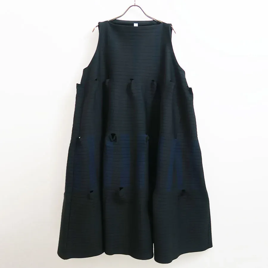 Terraced Sleeveless Mini Dress