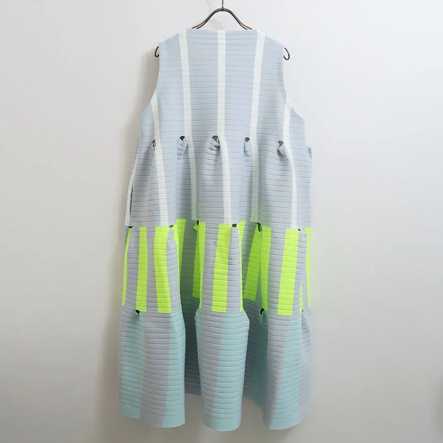 Terraced Sleeveless Mini Dress