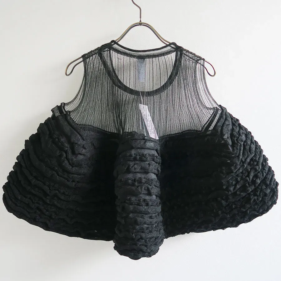 Pottery Swell Lucent Glitter Sleeveless Bust Flare Top