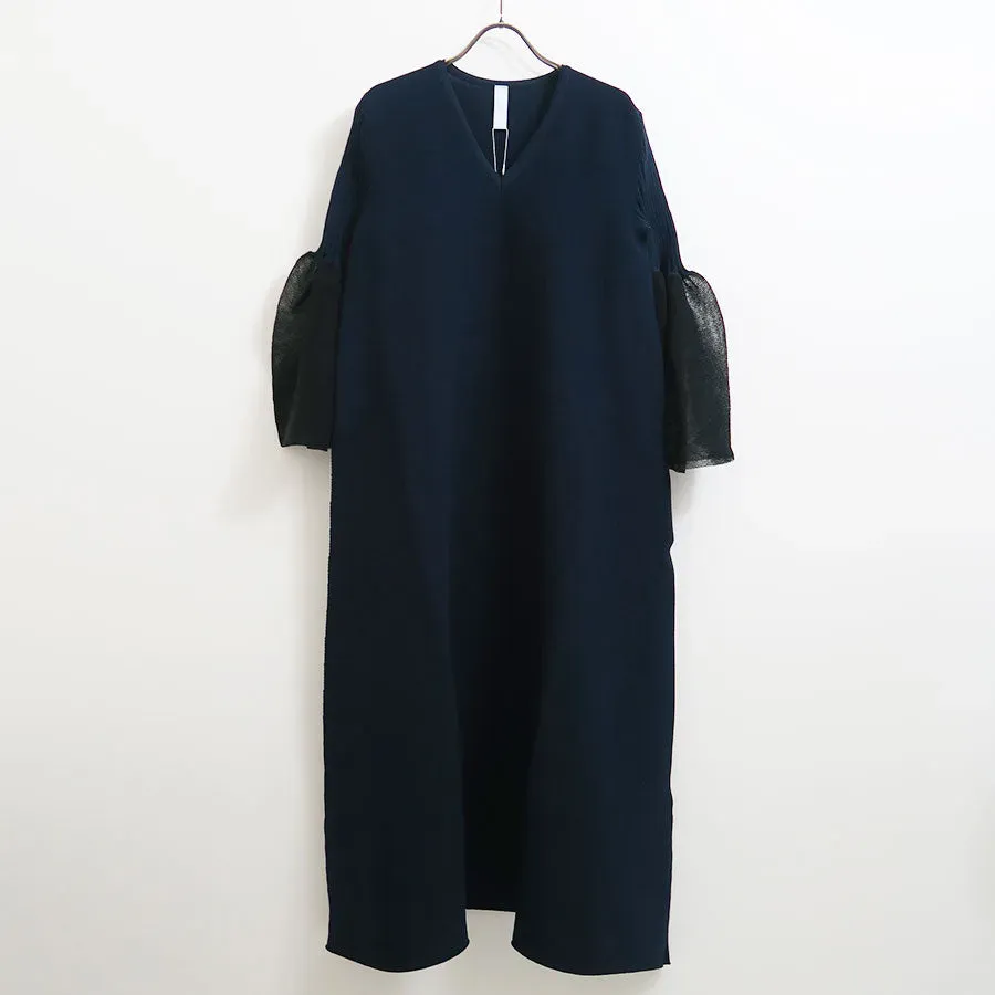 Pottery Lucent Long Bell Sleeve Flare Dress