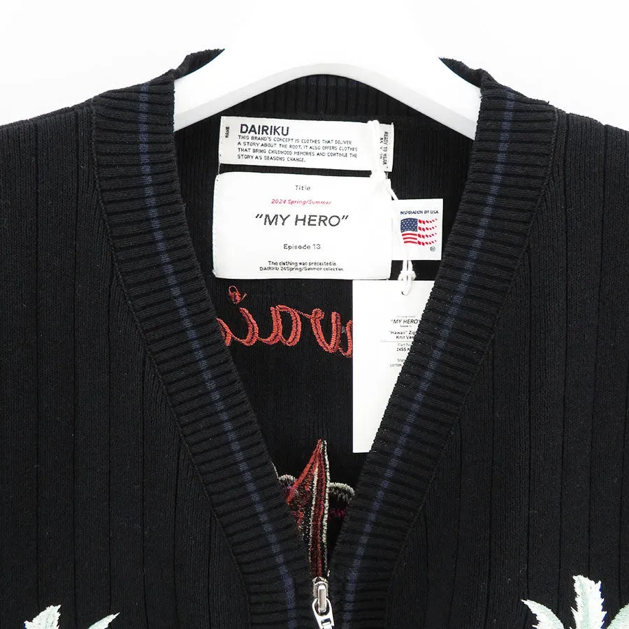 Zip Up Knit Vest Hawaii