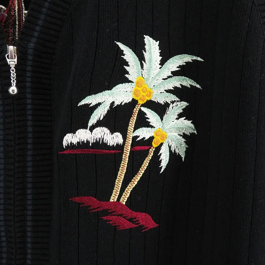 Zip Up Knit Vest Hawaii