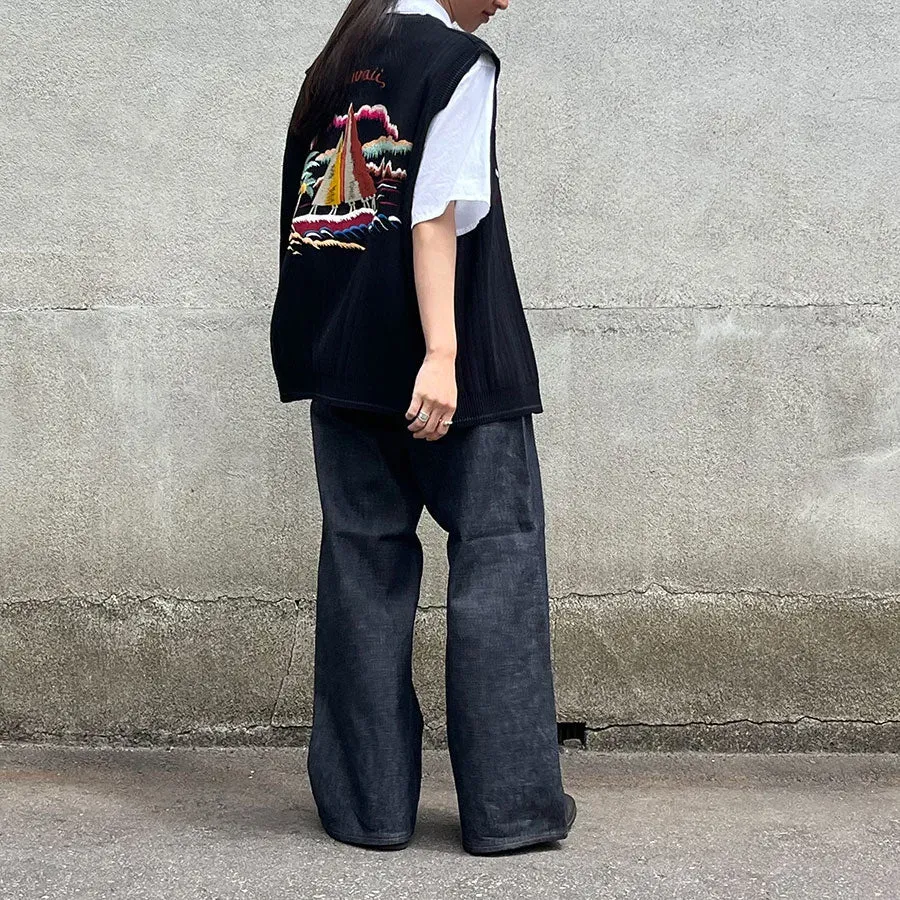 Zip Up Knit Vest Hawaii