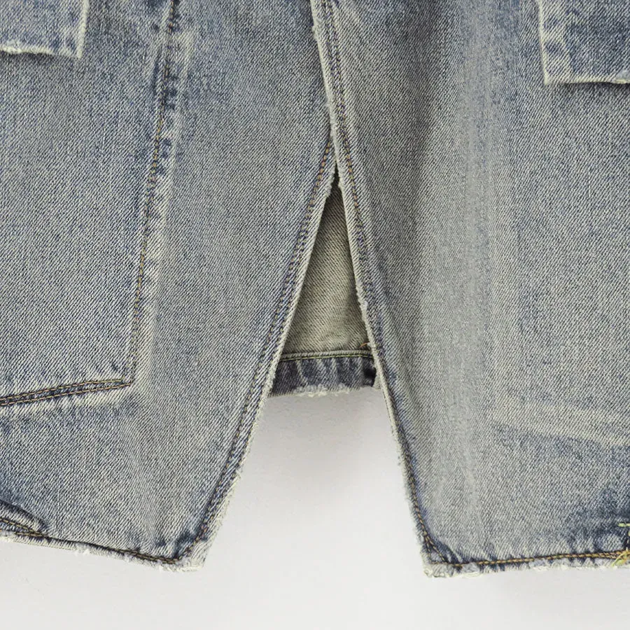 Free Stich Draiping Denim Jacket