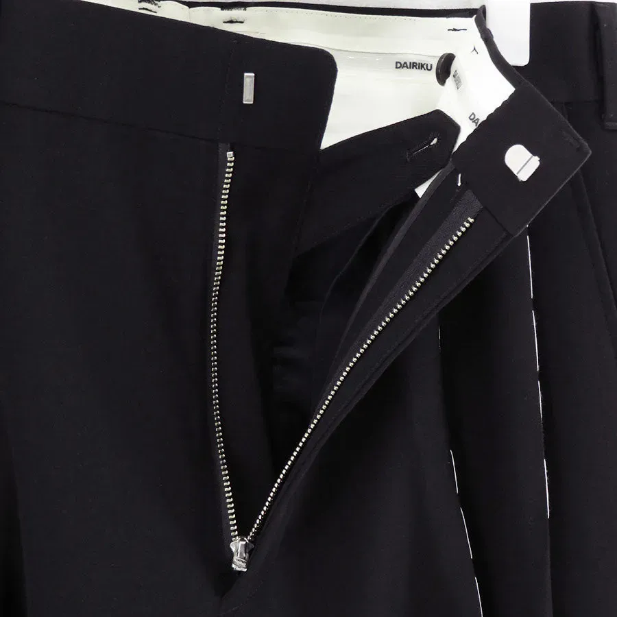 ”Hand Stich”Dress Wide Slacks