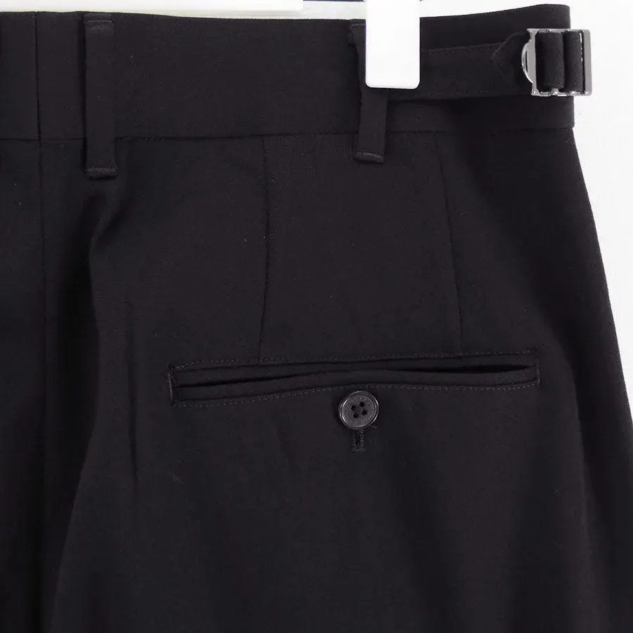 ”Hand Stich”Dress Wide Slacks