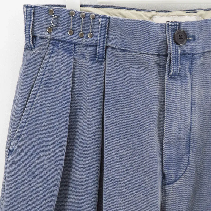 Wide Two Tuck Chino Pants