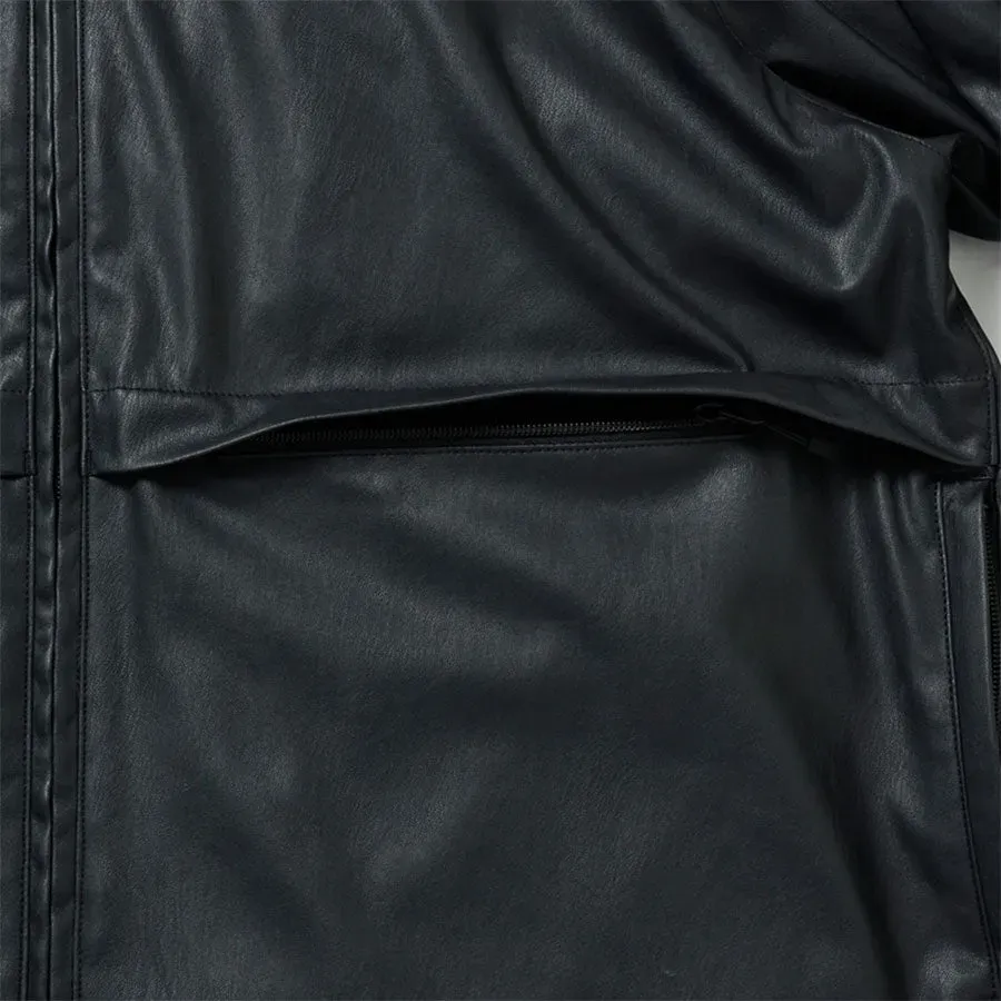Tech Synthetic Skin Windbreaker Jacket