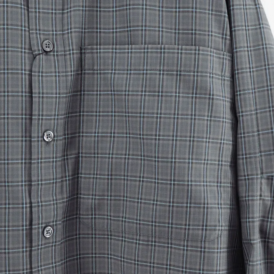 Tech Button Down Shirt L/S Gren Plaid