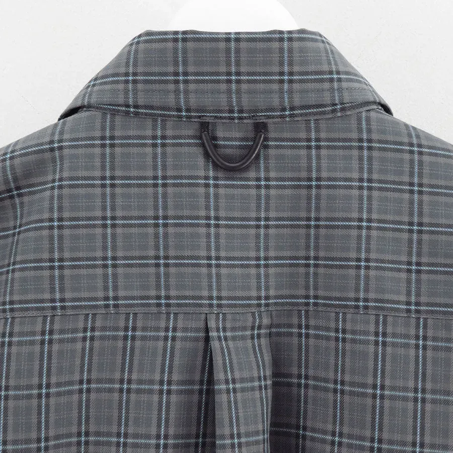 Tech Button Down Shirt L/S Gren Plaid