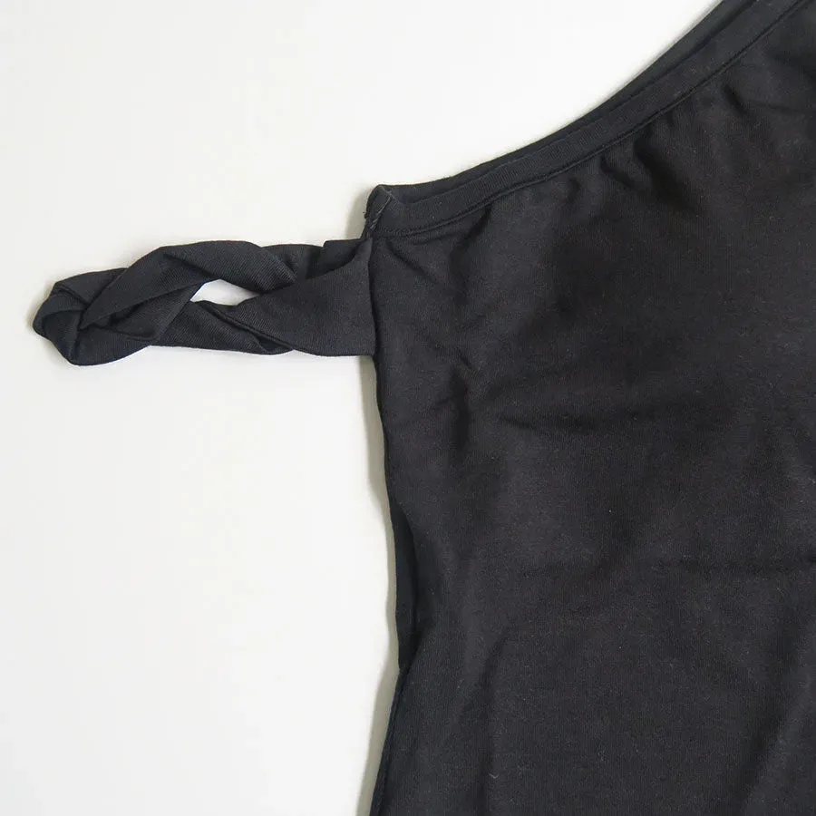 One Shoulder Rope Tank Top