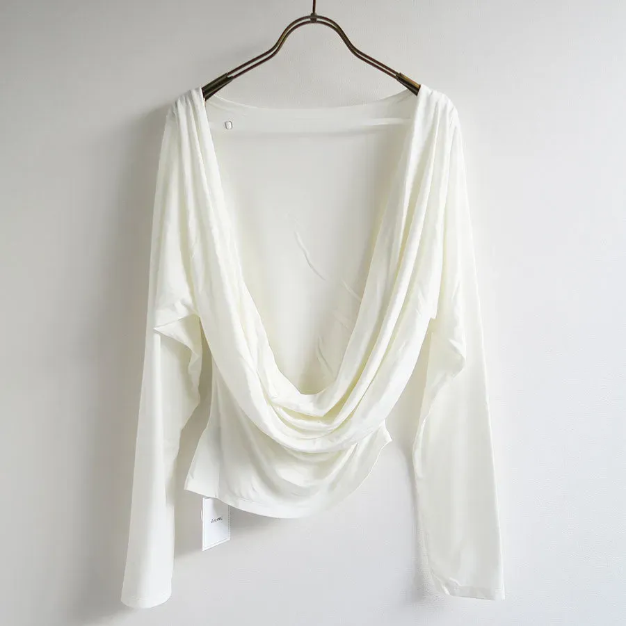Collagen Draped Back Top