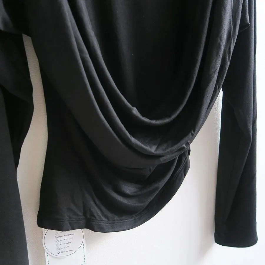 Collagen Draped Back Top