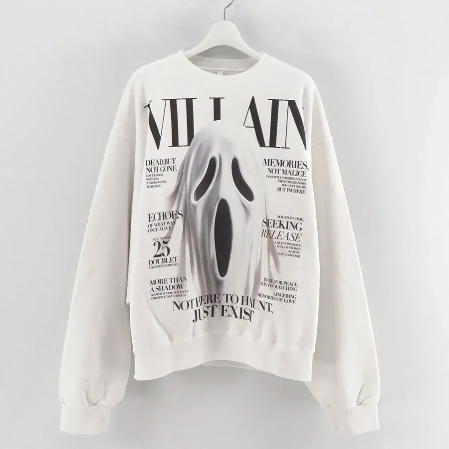 Villain Cover Print Sweat Shirt