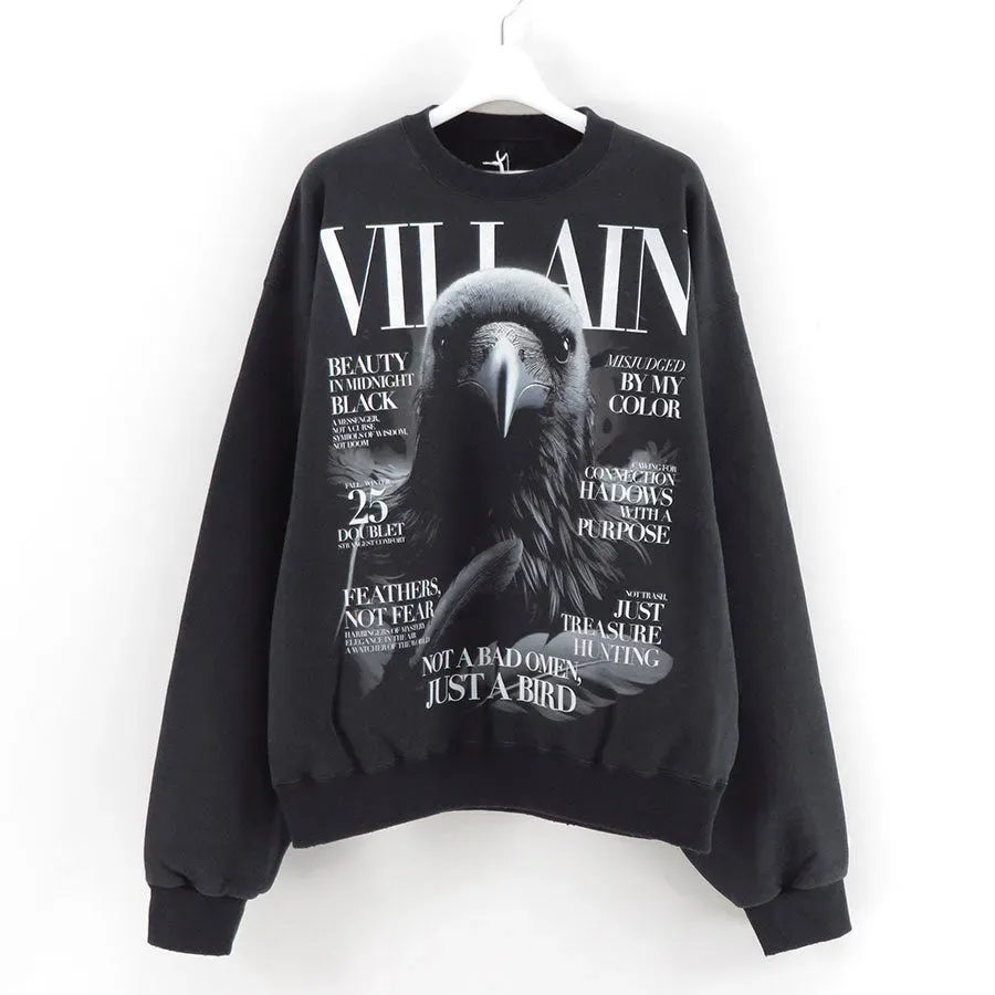 Villain Cover Print Sweat Shirt