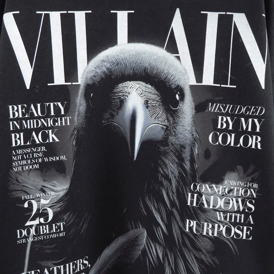 Villain Cover Print Sweat Shirt