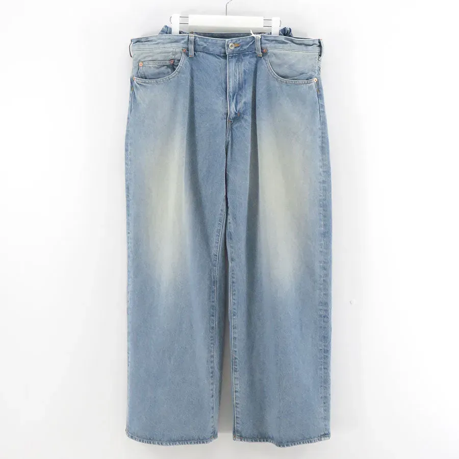 Floating Waist Denim Pants