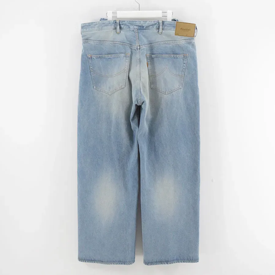 Floating Waist Denim Pants