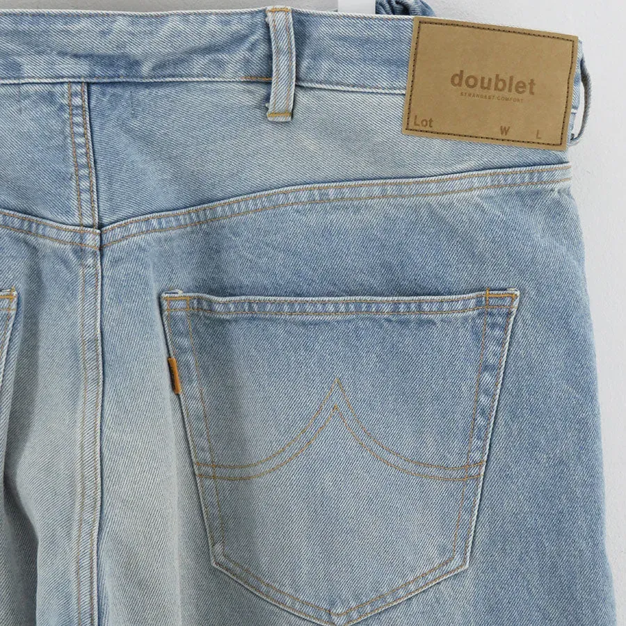 Floating Waist Denim Pants