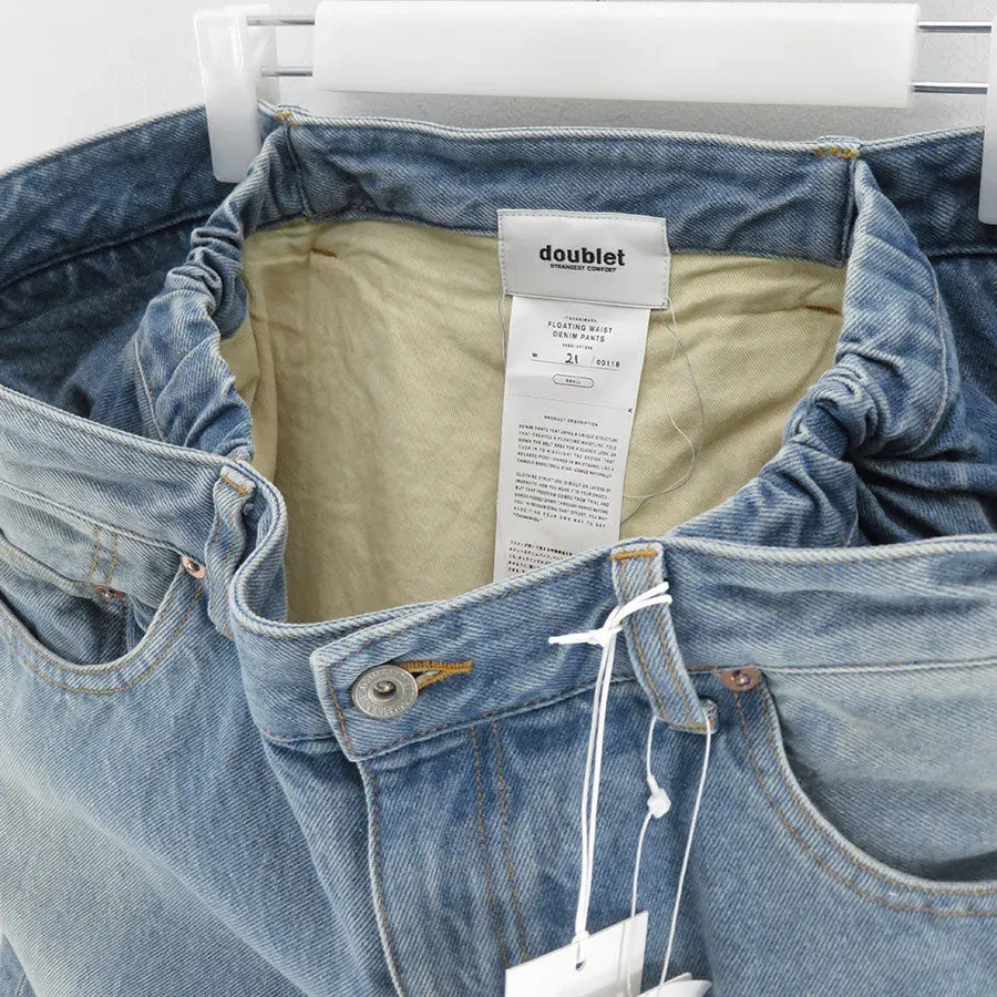 Floating Waist Denim Pants