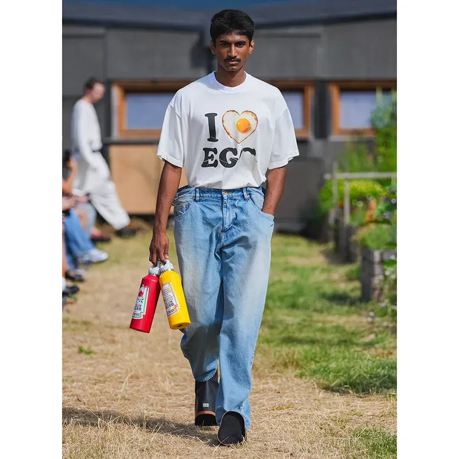 Floating Waist Denim Pants