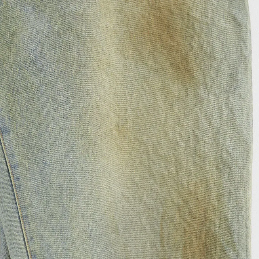 Moss-Grown Wood Denim Pants