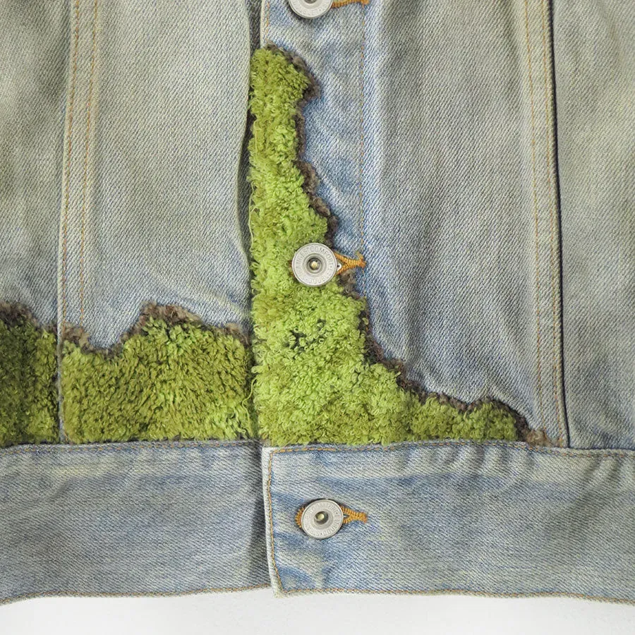 Moss-Grown Wood Denim Jacket