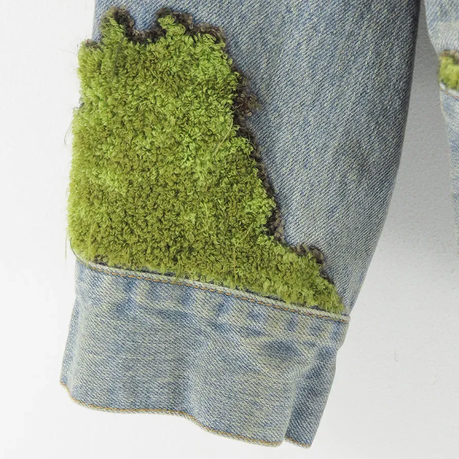 Moss-Grown Wood Denim Jacket