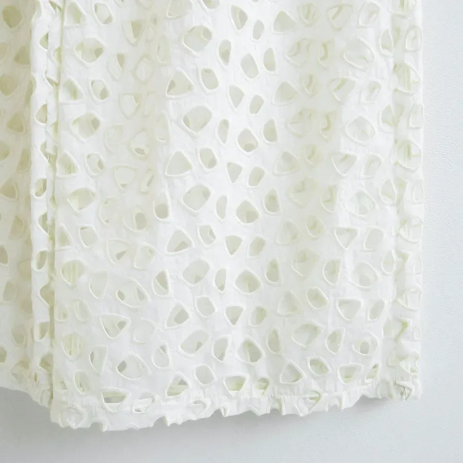 Cutwork Pants