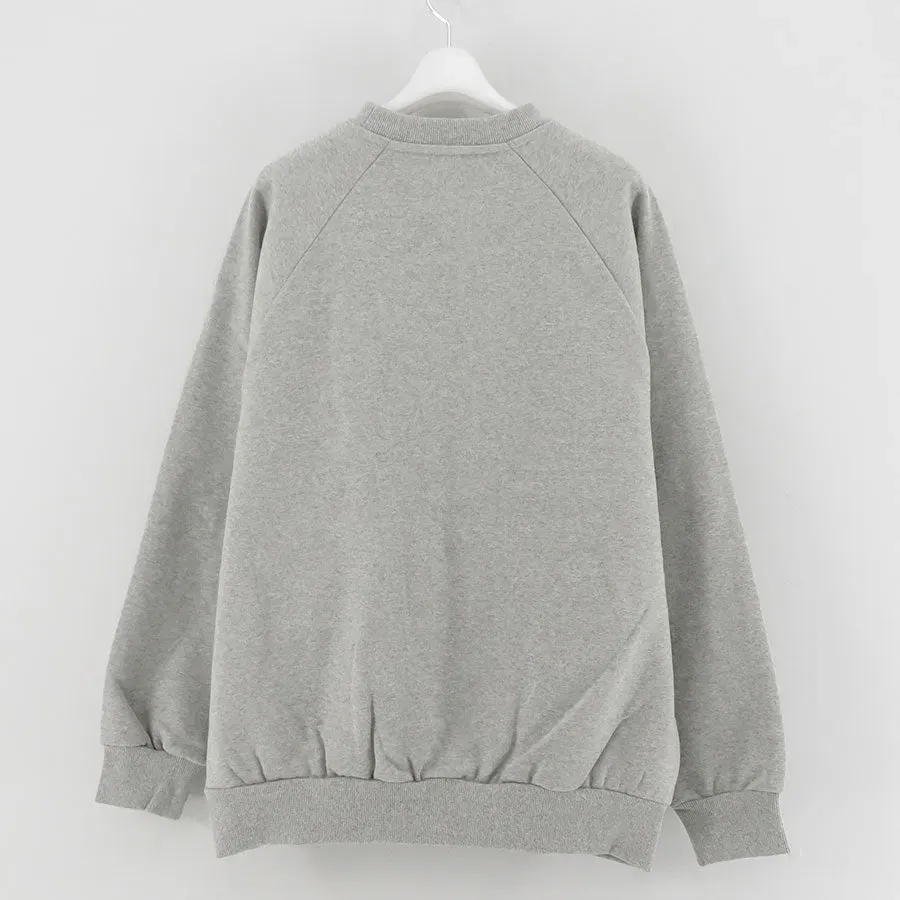 Printed Graphic Crewneck Sweatshirt College Logo