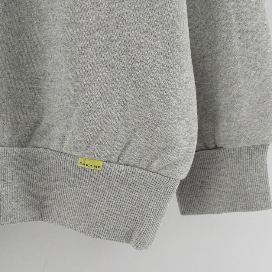 Printed Graphic Crewneck Sweatshirt College Logo