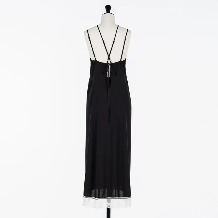 Crepe Slip Dress
