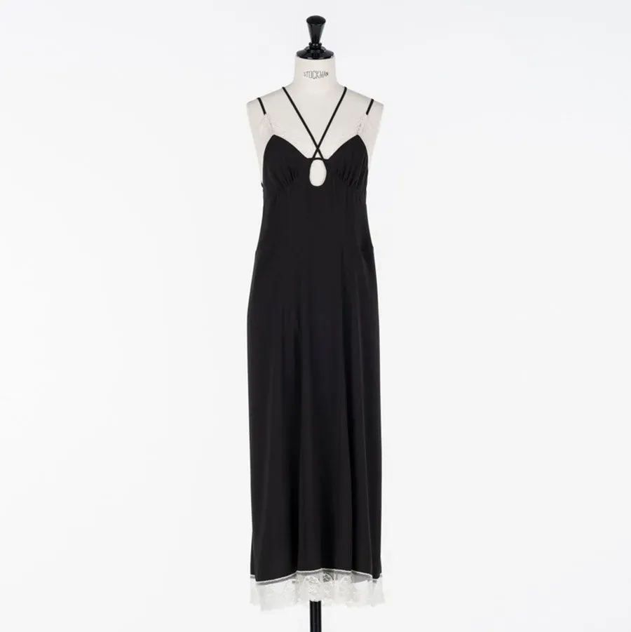 Crepe Slip Dress