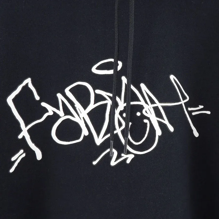 Printed Graphic Hoodie Tagging Logo