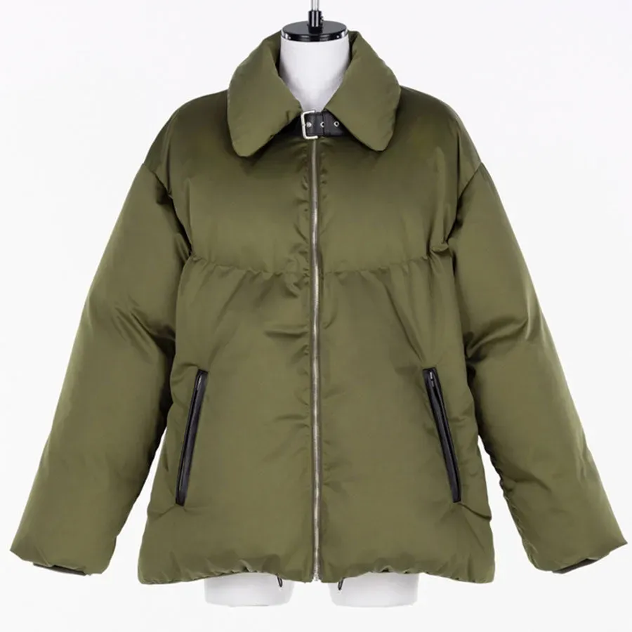 Satin Down Coat