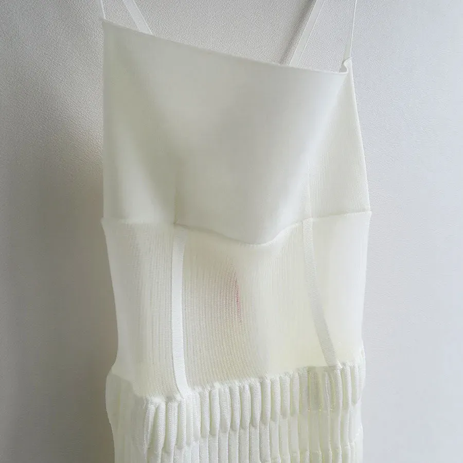 Stripe Knit Cami Dress