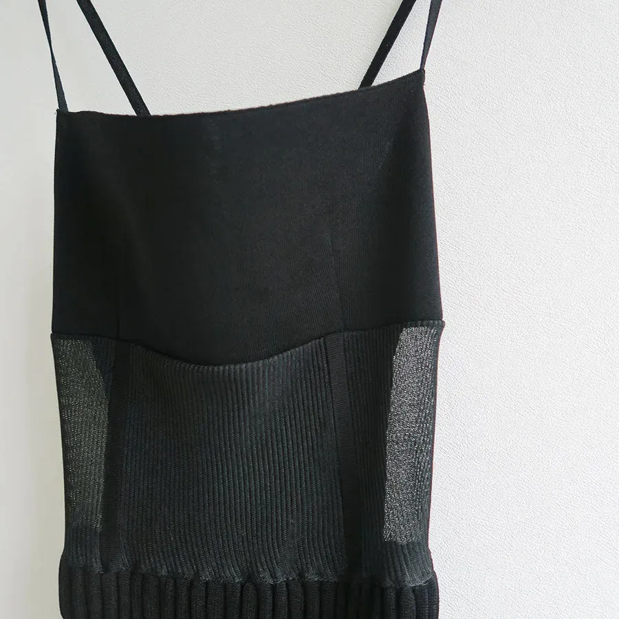 Stripe Knit Cami Dress