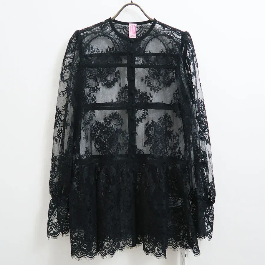 Lace Gathered Blouse